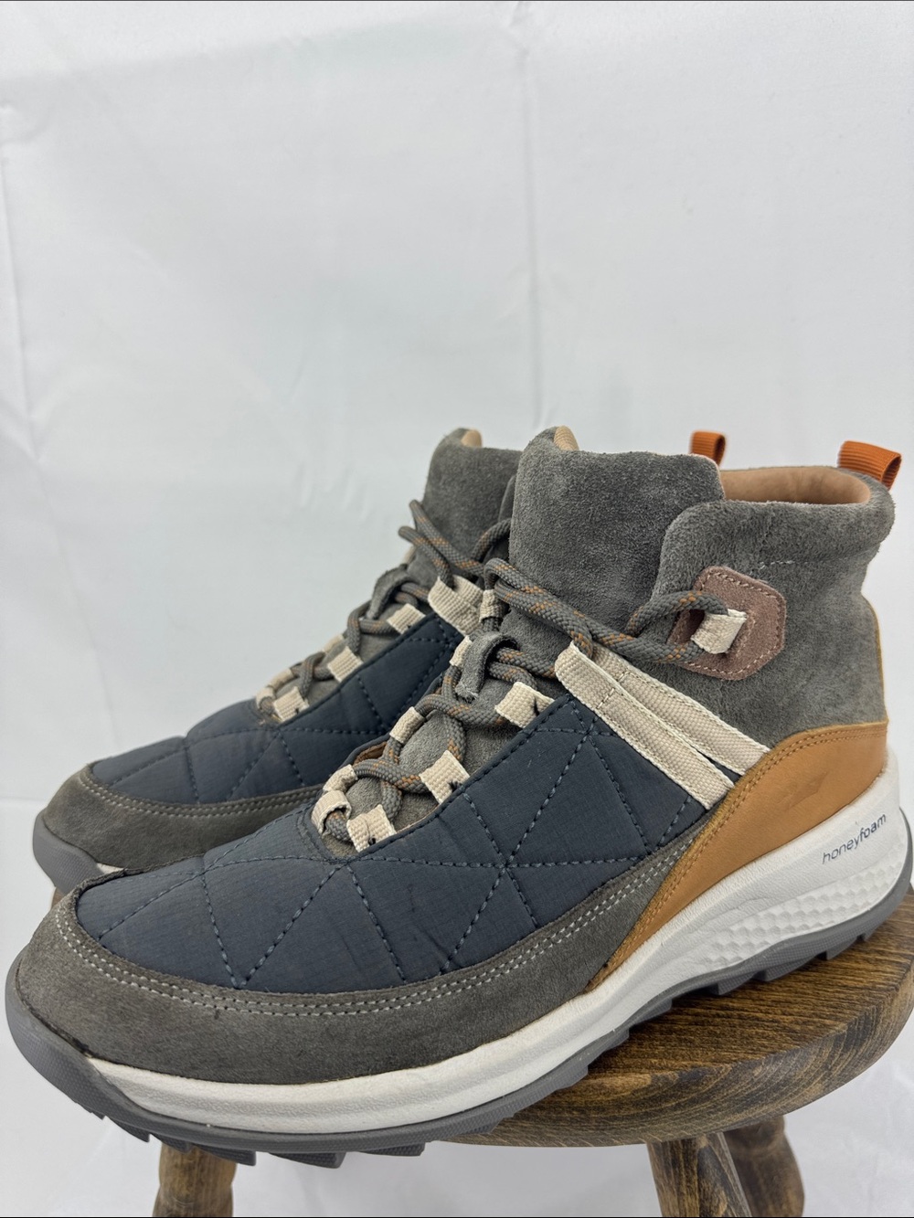 Rockford Chili RKF Haupi Pro Quilted w/ Suede Womens Boots, sz 37 (6.5 or 7)